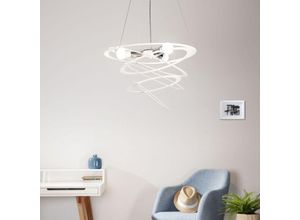 4260554864305 - Pendelleuchte Toni aus Metall in Weiß 3xE27 max60W - white