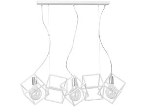 4260554869249 - Famlights - Pendelleuchte Svea aus Metall in Weiß 3 x E27 - white