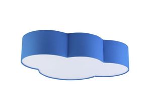 4260554869836 - Famlights - Kinderzimmer Deckenleuchte Malte Wolke in Blau 4xE27 - blue