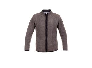 4260555395082 - Trachten Strickjacke Helmut hellgrau