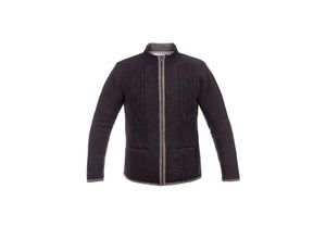 4260555395198 - Trachten Strickjacke Helmut dunkelgrau