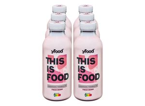 4260556635538 - YFood Drink Fresh Berry 500 ml 6er Pack