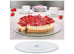 4260563537252 - - Drehbare Kuchen-Servier-Platte Glas ø 30 cm -M18061