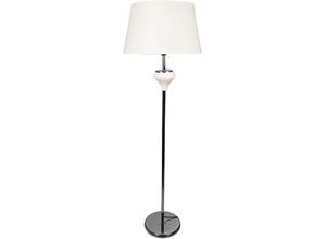 4260563539010 - - Stehlampe mit Lampenschirm in creme-M51883-Creme