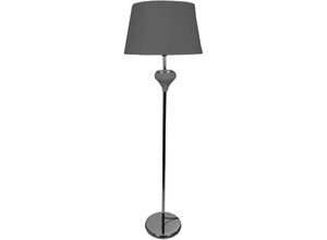 4260563539072 - - Stehlampe mit Lampenschirm in anthrazit-M51883-Anthrazit