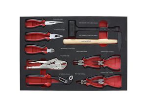 4260563726984 - Werkzeug-Shadowboards Zangen- Hammersatz für BxT 570 x 410 mm 11-teilig 4260563726984 - Werkzeug-Shadowboards Zangen- Hammersatz für BxT 570 x 410 mm 11-teilig