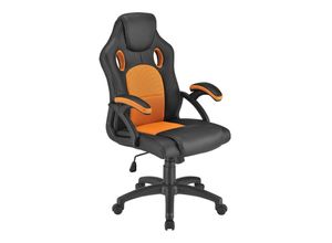 4260565521761 - Racing Schreibtischstuhl Montreal ergonomisch Bürostuhl PC Gaming Stuhl – orange