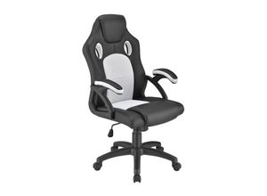 4260565521778 - Racing Schreibtischstuhl Montreal ergonomisch Bürostuhl PC Gaming Stuhl – weiß