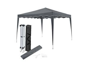 4260565521839 - Faltpavillon Vivara 3x3 m mit Tasche – UV50+ Sonnenschutz Pavillon höhenverstellbar& faltbar