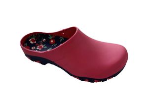 4260567311544 - Weitere - Damen Clogs rot Sandalen