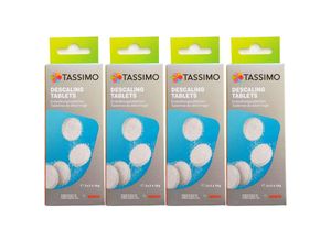 4260567485634 - - 4 x Entkalkungstabletten TCZ6004 - 00311909 Tabletten - ersetzt Reinigungstabletten für Tassimo Kaffeautomaten bsh - Nachfolger zu 00311530