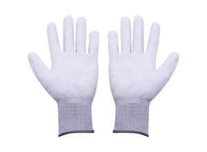 4260573962068 - Gmbh esd handschuhe GRÖßE m beschichtete innenfläche professionelles antistatik zubehör (norm-konform en 16350) - Quadrios