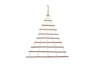 4260575621161 - Floranica Weihnachtsdeko Hängender Weihnachtsbaum aus Weide - Höhe 140 cm - handgemachte Wand Deko m