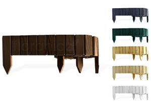 4260575623295 - Floranica Rollborder II Flexibler Holzzaun 203cm Höhe 10cm Braun Imprägniert Kiefernholz Beeteinfas 4260575623295 - Floranica Rollborder II Flexibler Holzzaun 203cm Höhe 10cm Braun Imprägniert Kiefernholz Beeteinfas