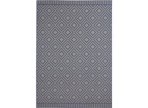 4260578026758 - Teppich FREUNDIN HOME COLLECTION Breeze Teppiche Gr B L 120 cm x 170 cm 8 mm 1 St blau (blau creme) Esszimmerteppiche