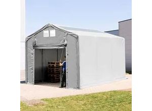 4260578423151 - Outlander 4x6m Zelthalle PVC-Plane grau ohne Statik - (79869)