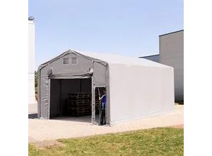 4260578423540 - Outlander 6x8m Zelthalle PVC-Plane grau ohne Statik - (79897)