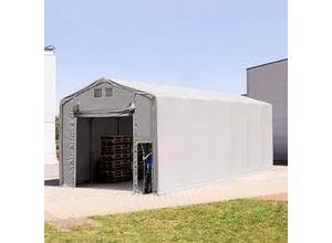 4260578423847 - Outlander 6x12m Zelthalle PVC-Plane grau ohne Statik - (79921)