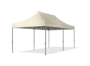 4260578431729 - 3x6m Stahl Faltpavillon ohne Seitenteile creme - (600070)