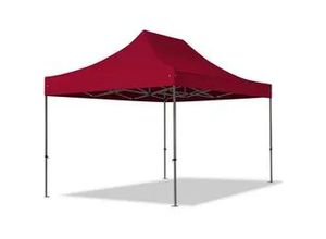 4260578432313 - 3x45m Stahl Faltpavillon ohne Seitenteile rot - (600056)