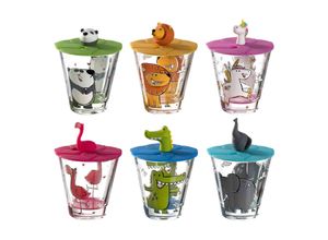 4260578497558 - Kinderbecher mit Deckel Bambini 215 ml 6er Set