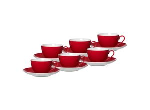 4260578497817 - Kaffeetassen mit Untertassen Doppio 200 ml 6er Set