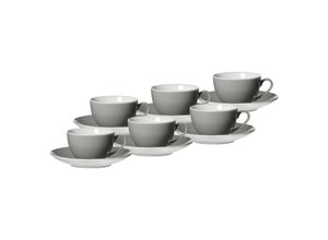 4260578497893 - Kaffeetassen mit Untertassen Doppio 200 ml 6er Set 4260578497893 - Kaffeetassen mit Untertassen Doppio 200 ml 6er Set