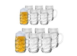 4260578498968 - Bierkrüge Diamond 05 l & 1 l 12er Set