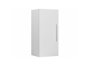 4260580934874 - Hängeschrank Weiß MDF Platte Aluminium 88 x 40 x 35 cm Modern Trendy Praktisch Viel Stauraum Fächer Badezimmer