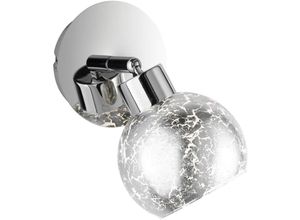 4260581492465 - Wofi - Raffinierte led Wandleuchte Silber Spot drehbar Wandstrahler modern