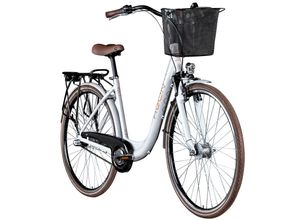 4260582290657 - Agon City Life Damenfahrrad 28 Zoll 700c Fahrrad für Damen mit Korb und Beleuchtung Stadtrad Hollandrad Tiefeinsteiger