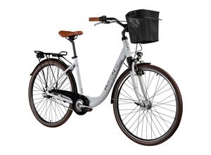 4260582290671 - Agon City Life Damenfahrrad 28 Zoll 700c Fahrrad für Damen mit Korb und Beleuchtung Stadtrad Hollandrad Tiefeinsteiger