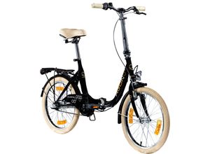 4260582290725 - Agon Cruiser 20 Zoll Klapprad für Damen und Herren 150 - 185 cm Klappfahrrad Faltrad StVZO Faltfahrrad Erwachsene tiefer Einstieg