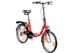 4260582290732 - Agon Cruiser 20 Zoll Klapprad für Damen und Herren 150 - 185 cm Klappfahrrad Faltrad StVZO Faltfahrrad Erwachsene tiefer Einstieg