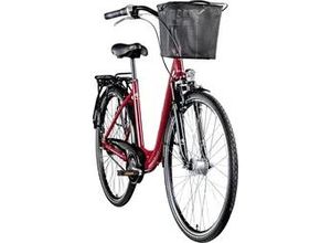 4260582291715 - Z700 Damenfahrrad 28 Zoll 700c Fahrrad für Damen und Herren mit Korb und Beleuchtung ab 150 cm Hollandrad Stadtrad Tiefeinsteiger