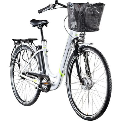 4260582293573 - Z517 E Bike Damenfahrrad 28 Zoll 155 - 190 cm mit 7 Gang Nabenschaltung Rücktritt Pedelec Hollandrad Citybike Nabenmotor