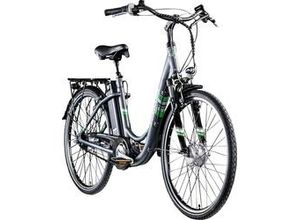 4260582293597 - Green 37 E Bike Damen 26 Zoll Pedelec 7 Gang Elektrofahrrad ab 140 cm Damenfahrrad retro Hollandrad mit Nabenschaltung