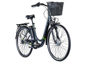 4260582293610 - Z510 E Bike Damenfahrrad ab 155 cm Rücktritt Pedelec 28 Zoll Fahrrad mit tiefem Einstieg Hollandrad mit 3 Gang Nabenschaltung StVZO