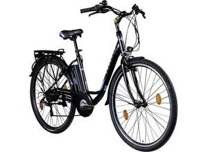 4260582293887 - Z505 E Bike Damen 28 Zoll Pedelec 160 - 185 cm 6 Gang Damenfahrrad E Fahrrad Hollandrad mit Licht