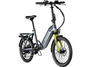 4260582295096 - ZT20R Ebike Klapprad für Erwachsene 145 - 180 cm Pedelec für Damen und Herren 20 Zoll mit 6 Gängen Elektro Bike Faltrad