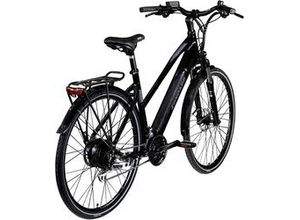 4260582295164 - Z810 E Bike Trekkingrad Damen ab 155 cm mit Nabenmotor Pedelec Trekking Fahrrad mit 24 Gang und Beleuchtung StVZO