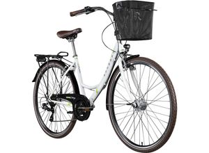 4260582295171 - Z700 Damenfahrrad 28 Zoll 700c Fahrrad für Damen und Herren mit Korb und Beleuchtung ab 150 cm Hollandrad Stadtrad Tiefeinsteiger