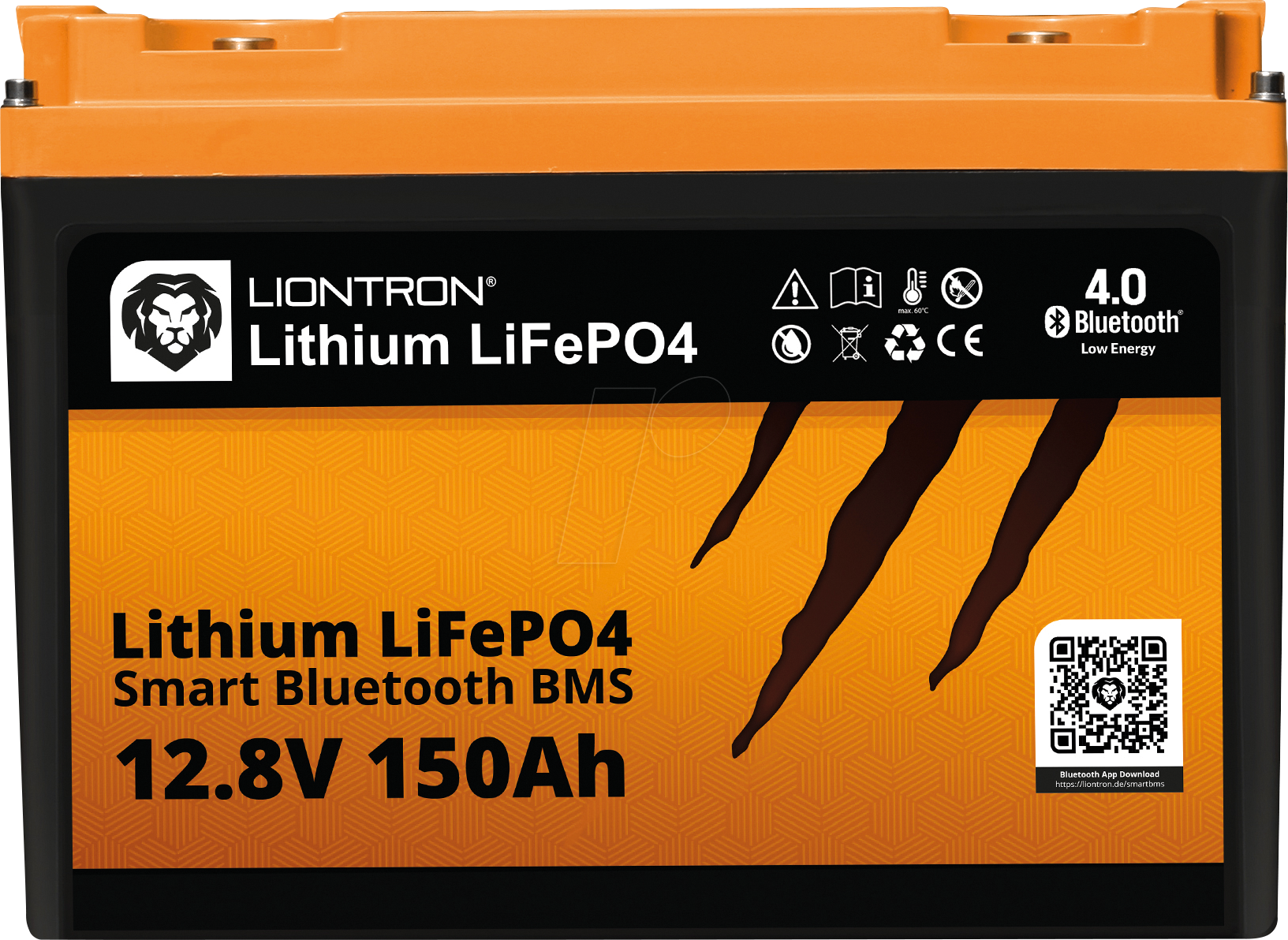 4260586370218 - Liontron LISMART12150LX Spezial-Akku LiFePo-Block LiFePO 4 128 V 150 Ah