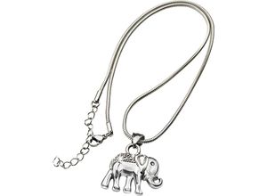 4260586517057 - LDV Kette mit Anhänger Elefant Edelstahl