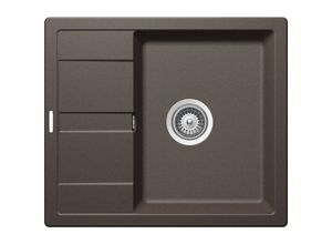 4260586550726 - Keenberk - Granitspüle Victory S58030 - Braun  ab 45er Unterschrank 580 x 500 mm