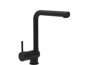 4260586555288 - Armatur Einhebelmischer mit Brausekopf 8890 - Schwarz Matt Hochdruck - VAF