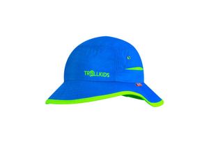 4260587498218 - TROLLKIDS - Sonnenhut KIDS TROLLFJORD in medium blue light green Gr50