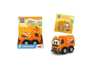 4260588291047 - WAS IST WAS Dickie Toys Müllabfuhr Set (Fahrzeug + Buch)