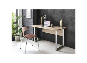 4260593566017 - Bmg-moebelde - bmg Möbel Schreibtisch einzeln Office Edition Mini eiche sonoma - natur