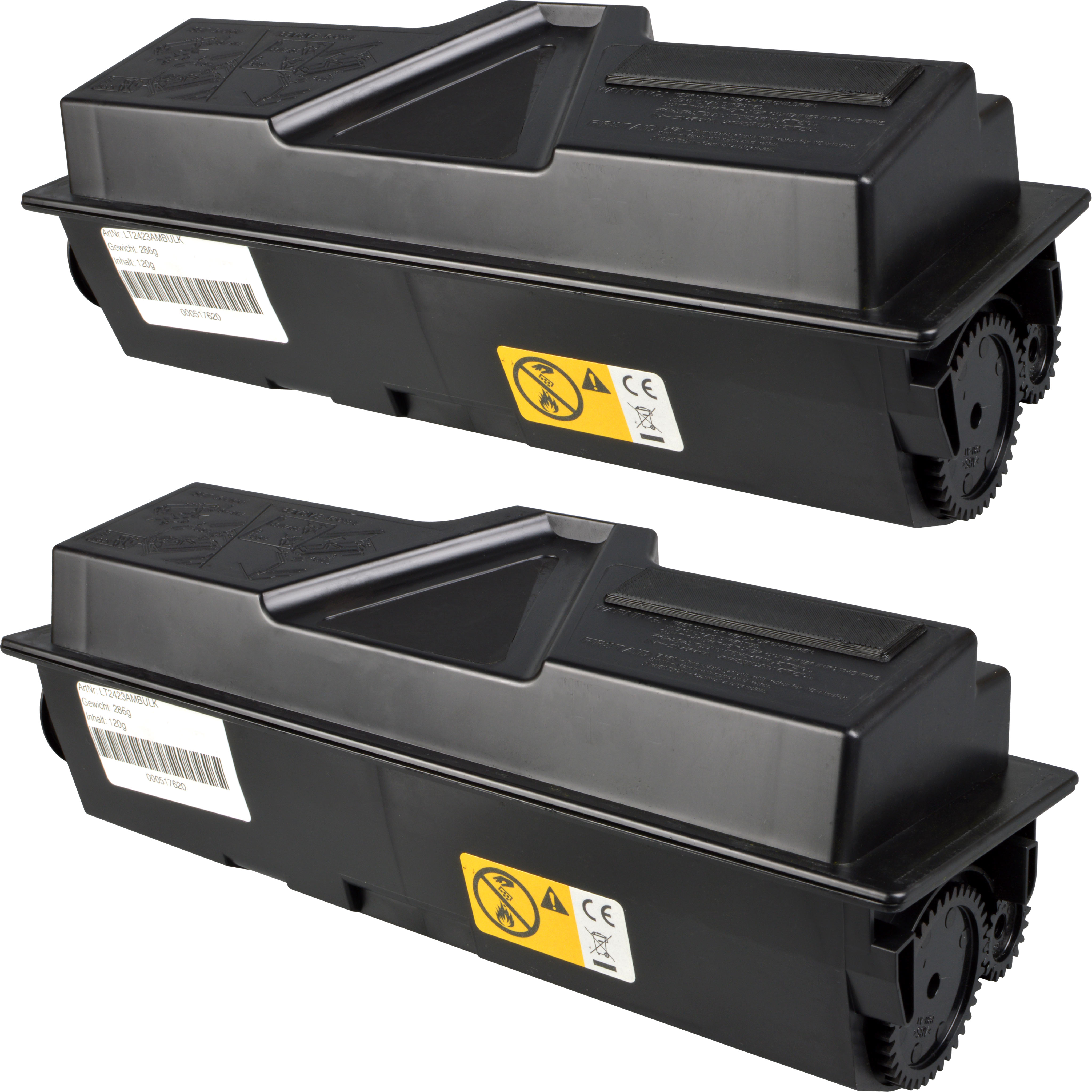 4260594074412 - 2 Toner ersetzt Kyocera TK-160  Doppelpack  schwarz